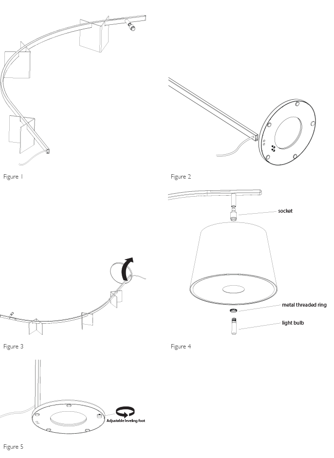 Furniture Assembly Instructions - Streeter Floor Lamp Assembly